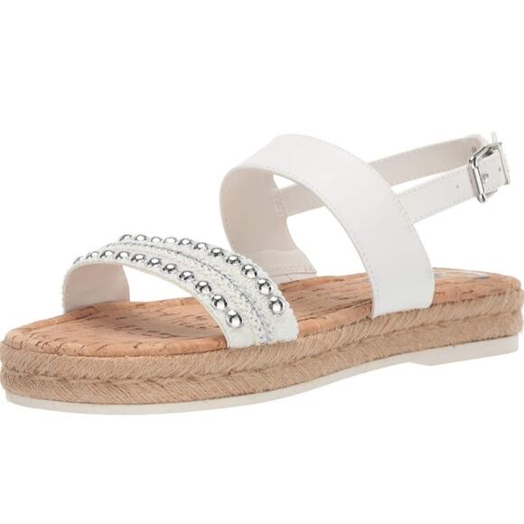 🚨NEW CIRCUS BY SAM EDELMAN Andrea White Espadrille Flatform Sandal Size 6 - Picture 10 of 11